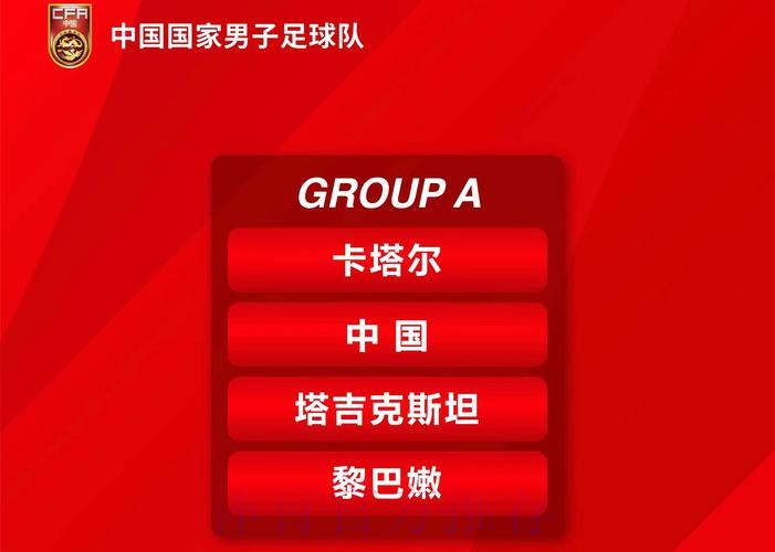 亚洲杯抽签结果出炉 中国男足与卡塔尔、塔吉克斯坦、黎巴嫩同组